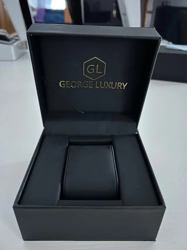 Reloj George Luxury Negro y Plateado