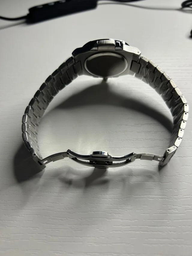 Reloj George Luxury Negro y Plateado