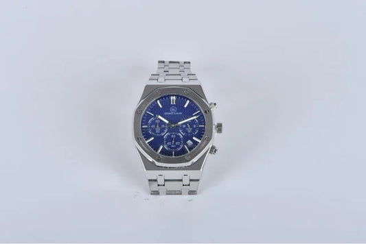 Reloj George Luxury Azul y Plateado
