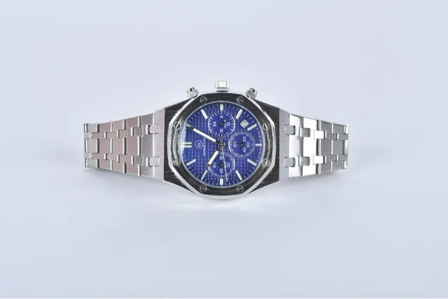 Reloj George Luxury Azul y Plateado